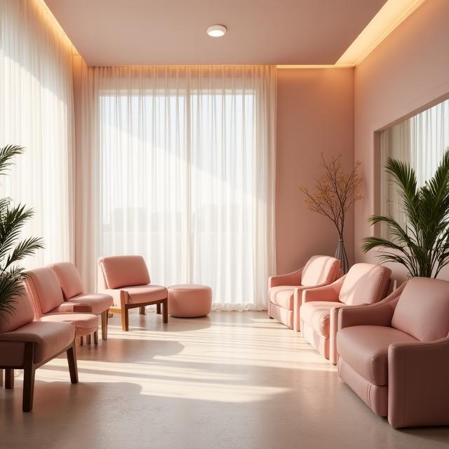 Rustige beauty salon interieur